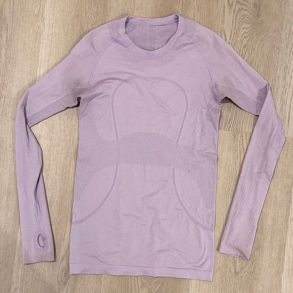 lululemon swiftly Long Sleeve Tee - Lavender 6